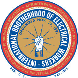 Logo The International Brotherhood of Electrical Workers