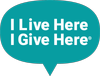 Logo I Live Here, I Give Here